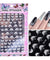 1 Sheet Embossed 3D Nail Stickers Blooming Flower