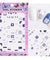 1 Sheet Embossed 3D Nail Stickers Blooming Flower