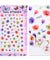 1 Sheet Embossed 3D Nail Stickers Blooming Flower