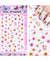 1 Sheet Embossed 3D Nail Stickers Blooming Flower