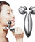 3D Roller Massager 360 Rotate Silver Thin Face